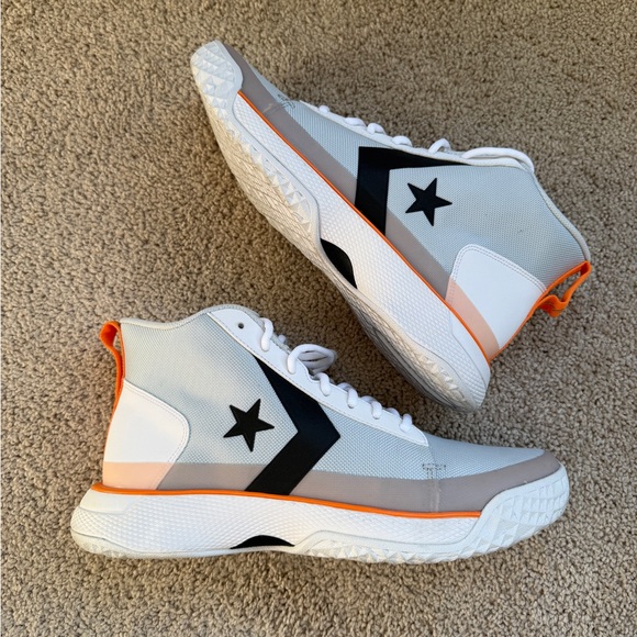 Converse Star Series BB Mid Platinum and Mandarin - Picture 6 of 7